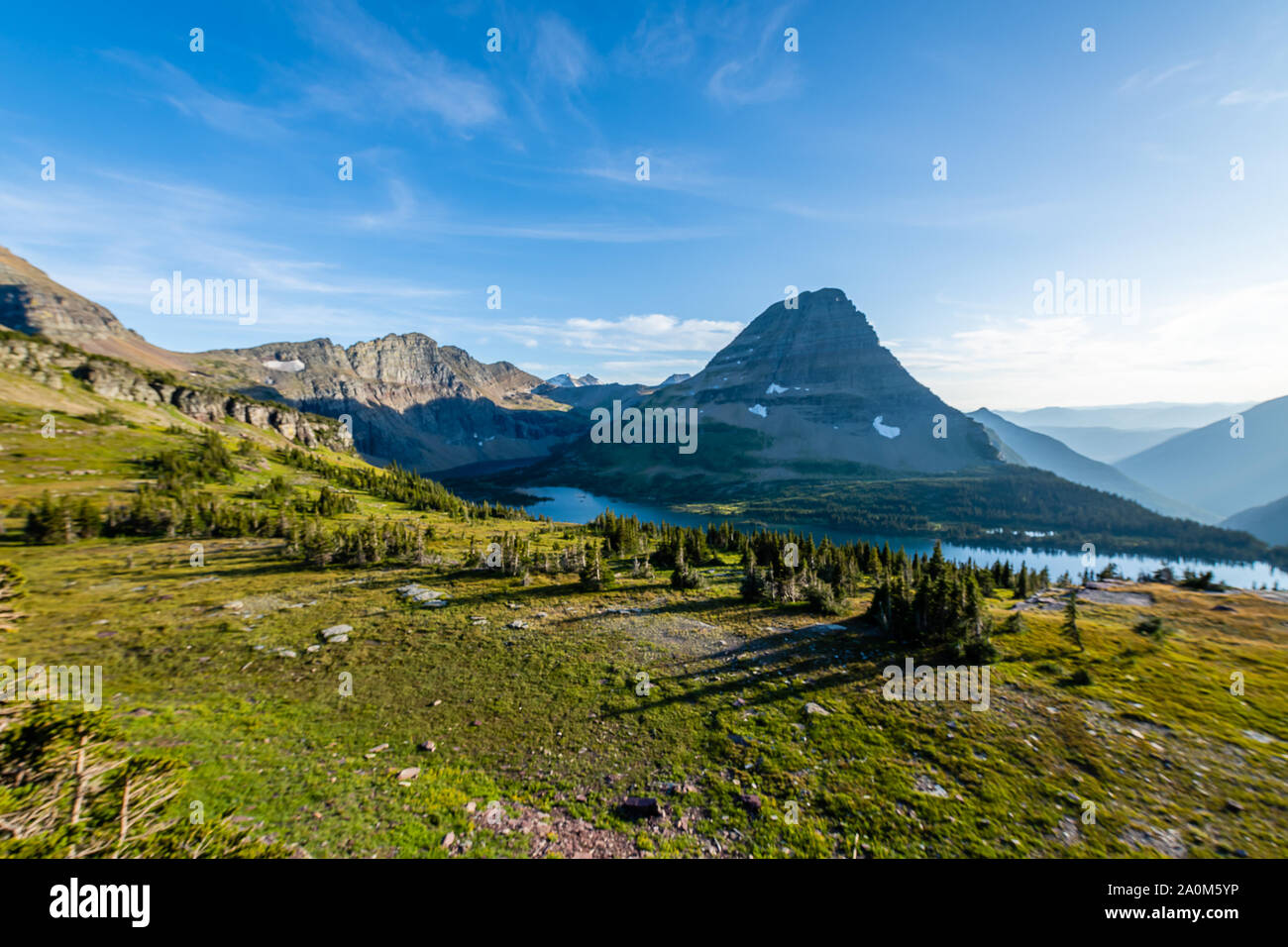 Hidden Lake Trail Stock Photo - Alamy