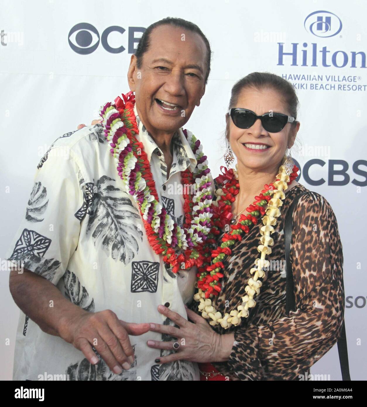 September 19, 2019 - Al Harrington and Rosa Navarro-Hoffman during the Hawaii  Five-O and Magnum