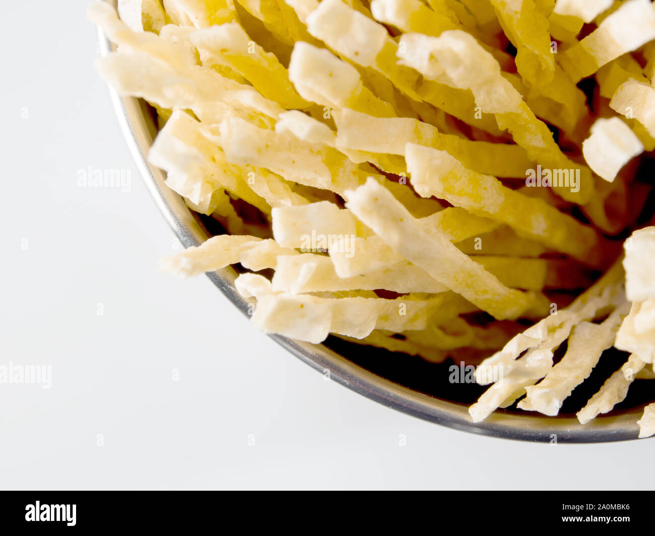 fish snack flavor isolated on white background Stock Photo