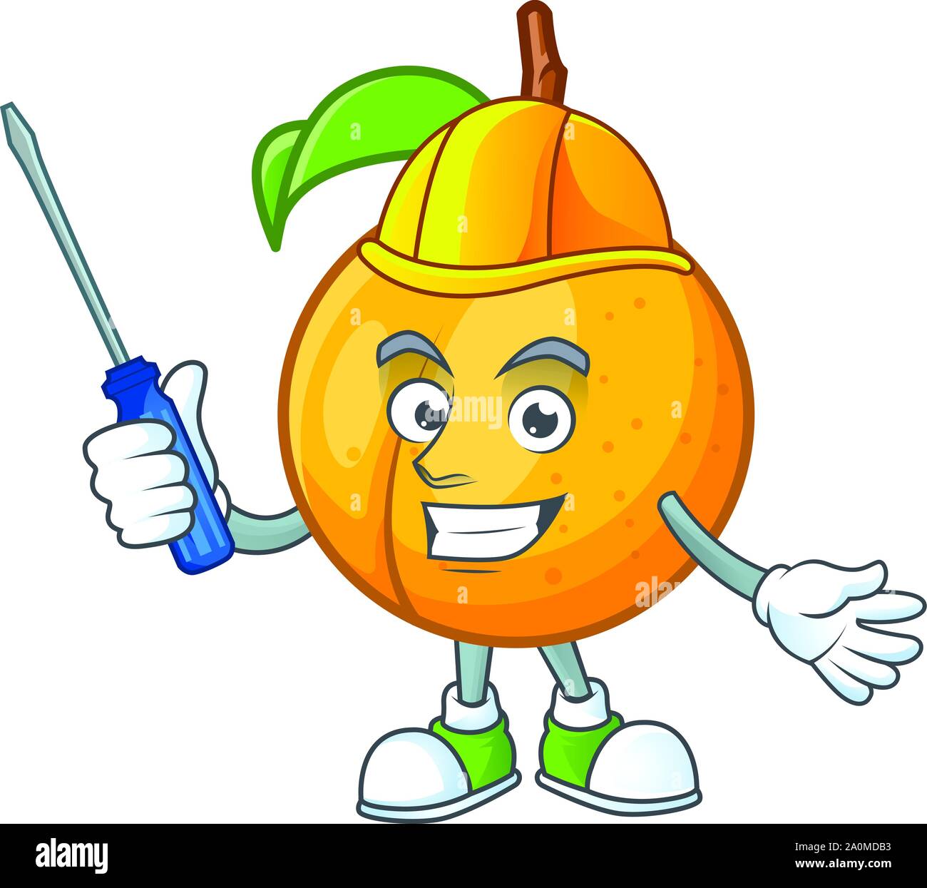 Automotive seeds nutmeg cartoon on white background Stock Vector Image