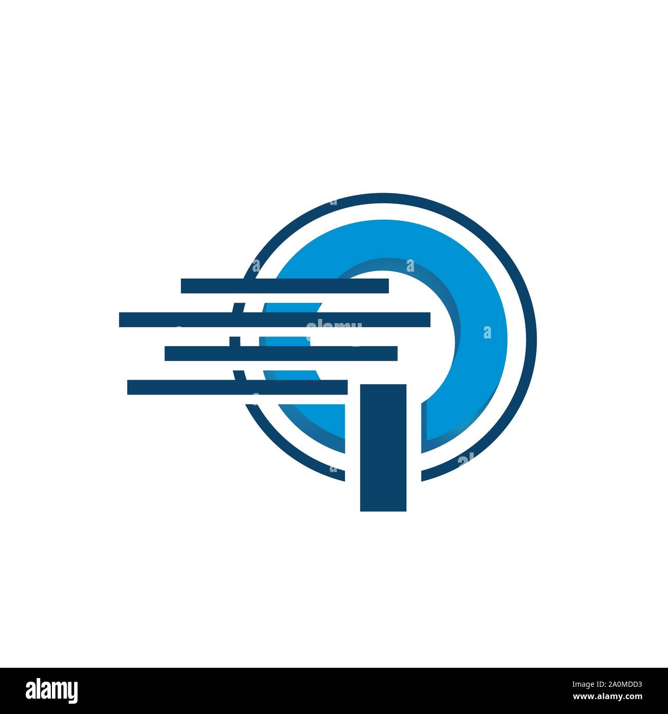 Digital tech automation power button graphic logo design vector illustrations Stock Vector