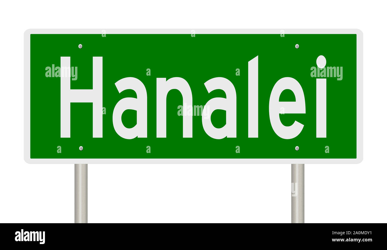 Hanalei Kauai Sign High Resolution Stock Photography and Images - Alamy