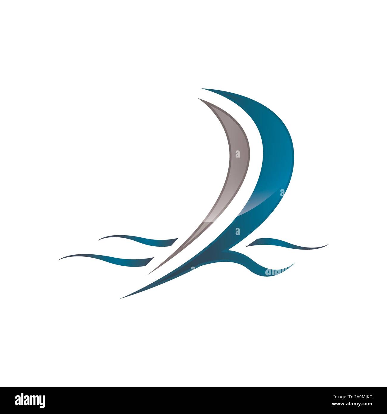ship boat yacht sailing logo design vector illustrations Stock Vector
