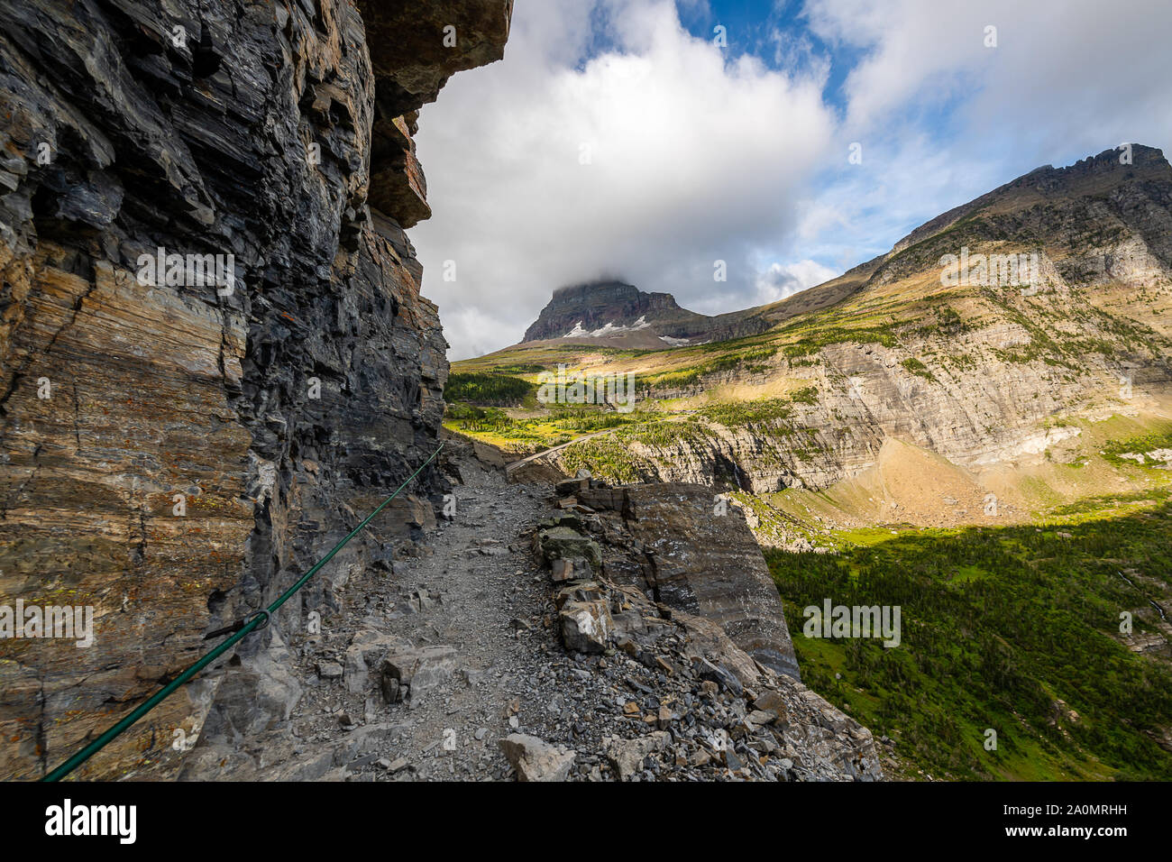 The Highline Trail, Glacier National Park Stock Photo Alamy