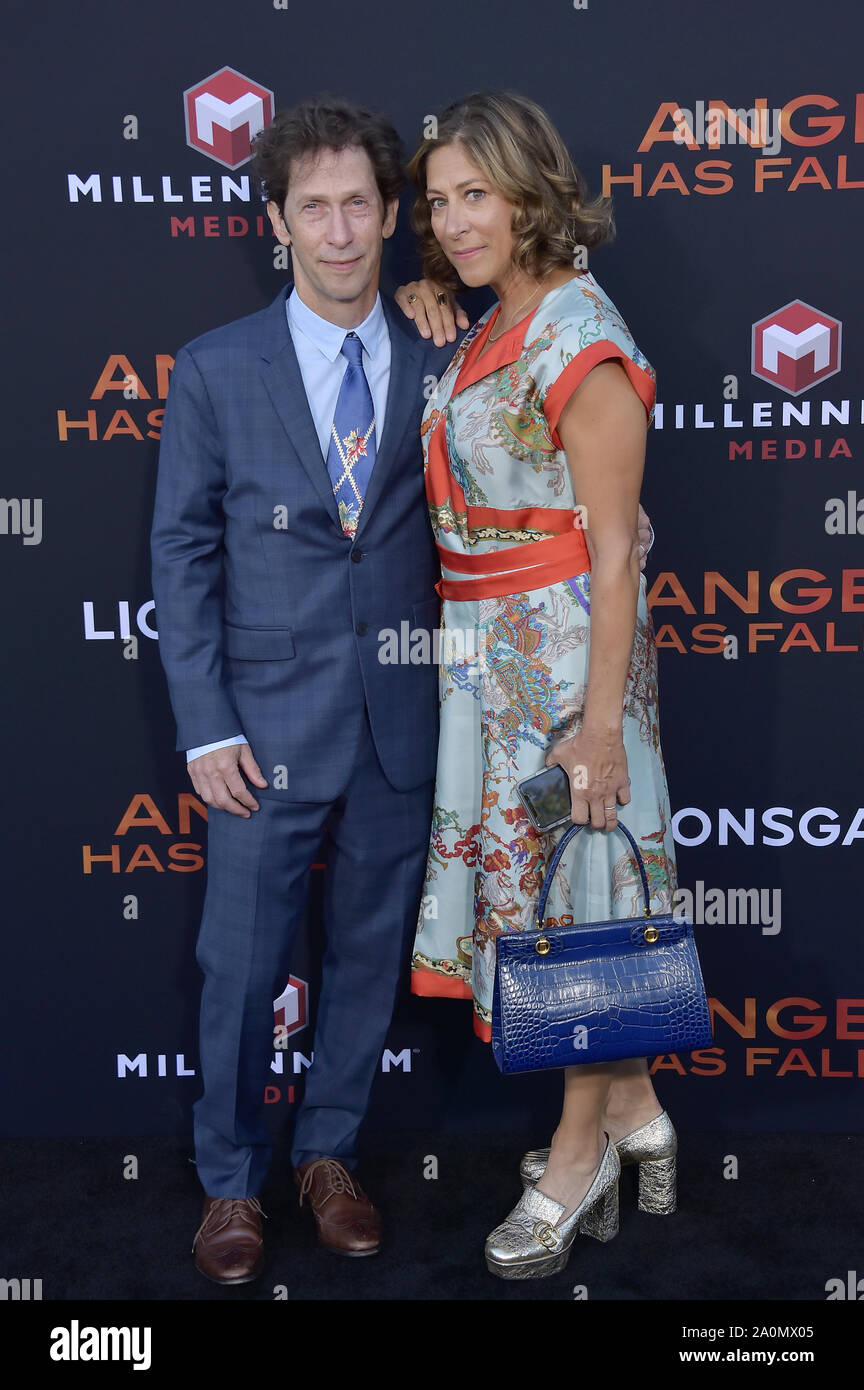 LA Premiere Of Lionsgate's 'Angel Has Fallen' Featuring: Tim Blake Nelson, Lisa Benavides Where: Westwood, California, United States When: 20 Aug 2019 Credit: FayesVision/WENN.com Stock Photo