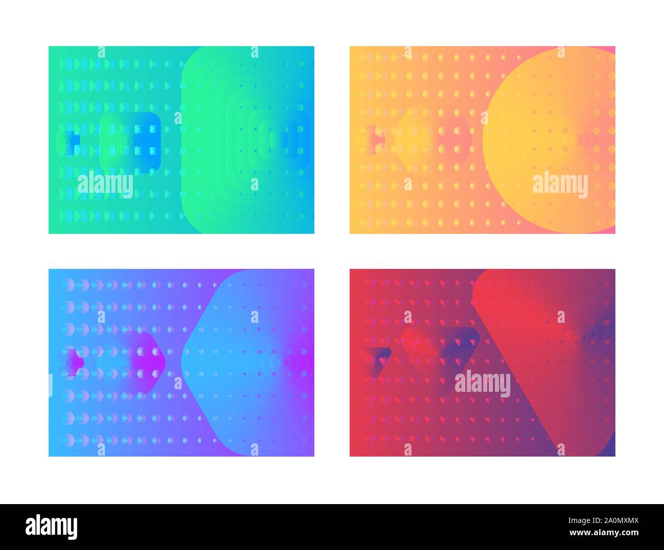 Geometric shape background modern design gradient colorful halftone ...