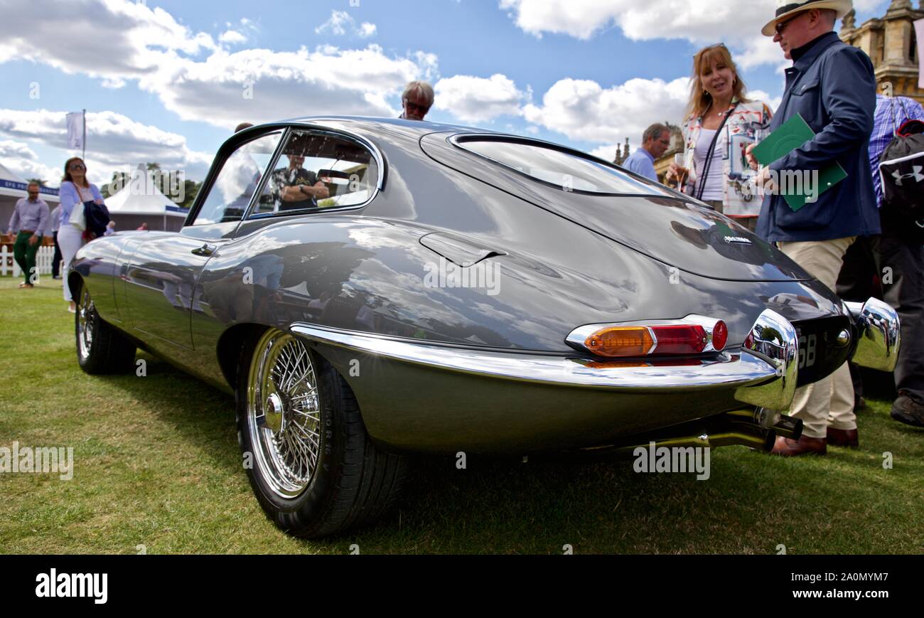 Evolution EType Jaguar on show at the 2019 Salon Privé at Blenheim