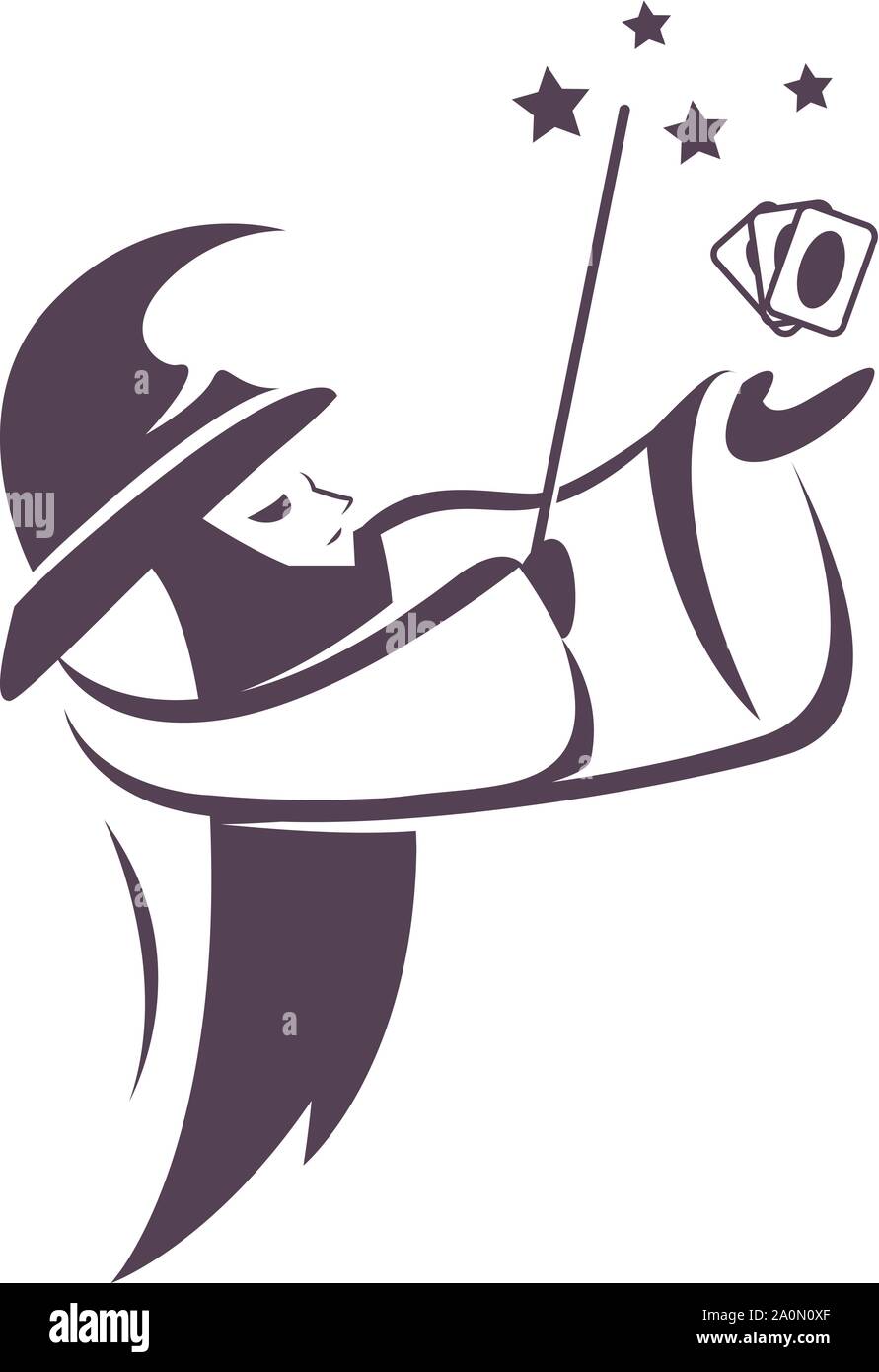 stars magic and face shaggy with logo design dollars abstract blue Stock Vector