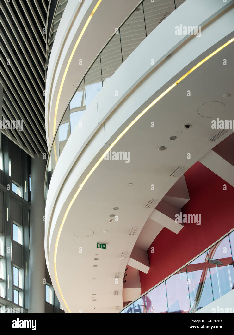Architecture elements of modern congress centers Stock Photo - Alamy