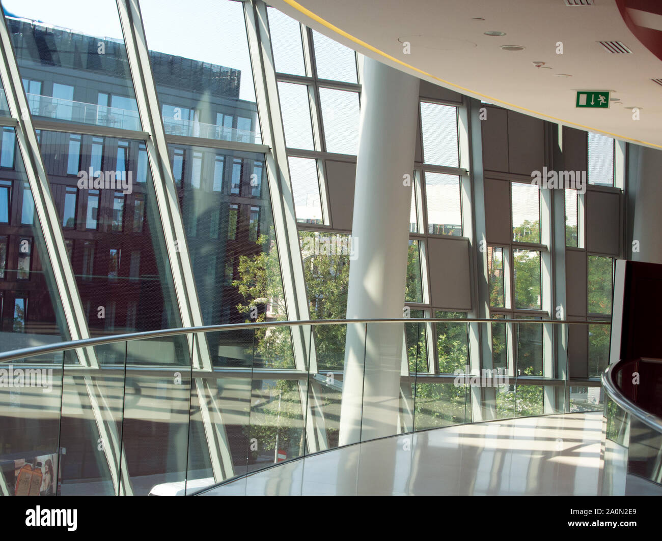 Architecture elements of modern congress centers Stock Photo - Alamy