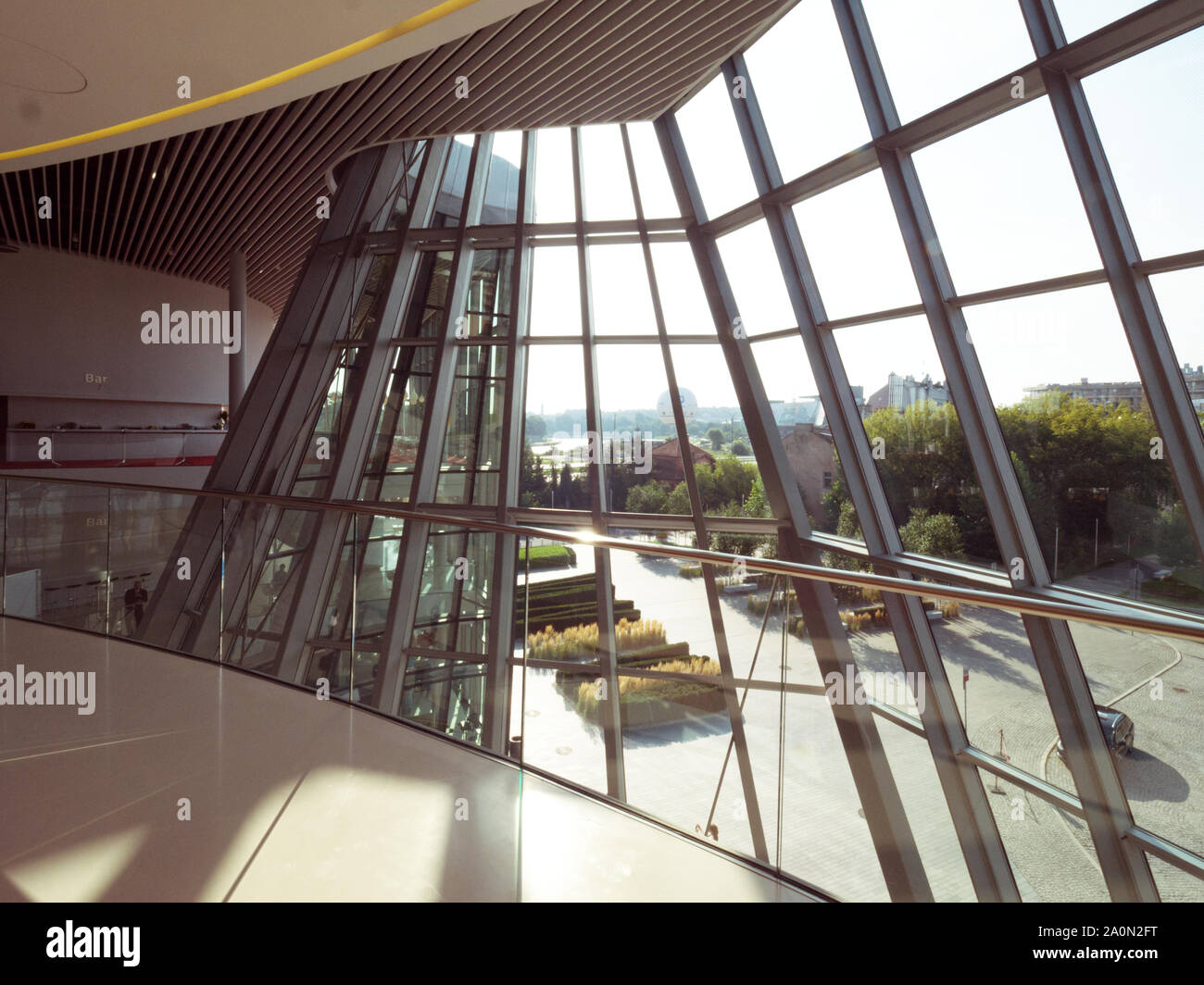 Architecture elements of modern congress centers Stock Photo - Alamy