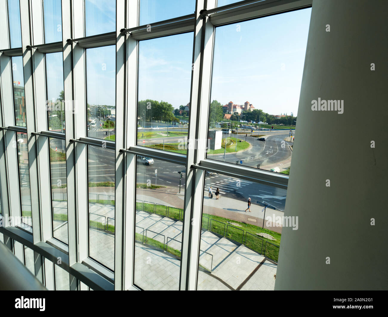 Architecture elements of modern congress centers Stock Photo - Alamy