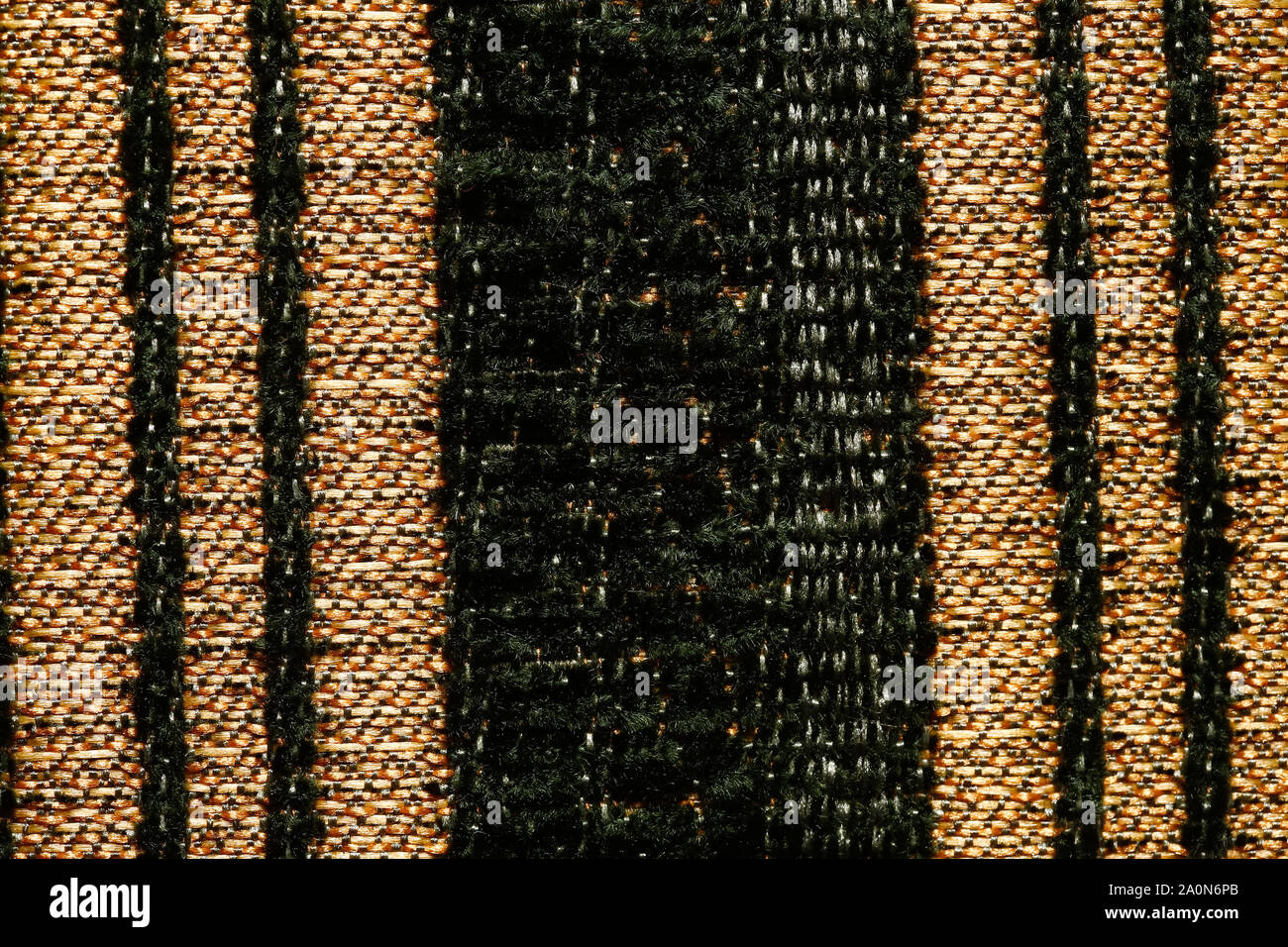 Spectacular textile background with elegant surface. Superlative dark leatherette texture. Stock Photo