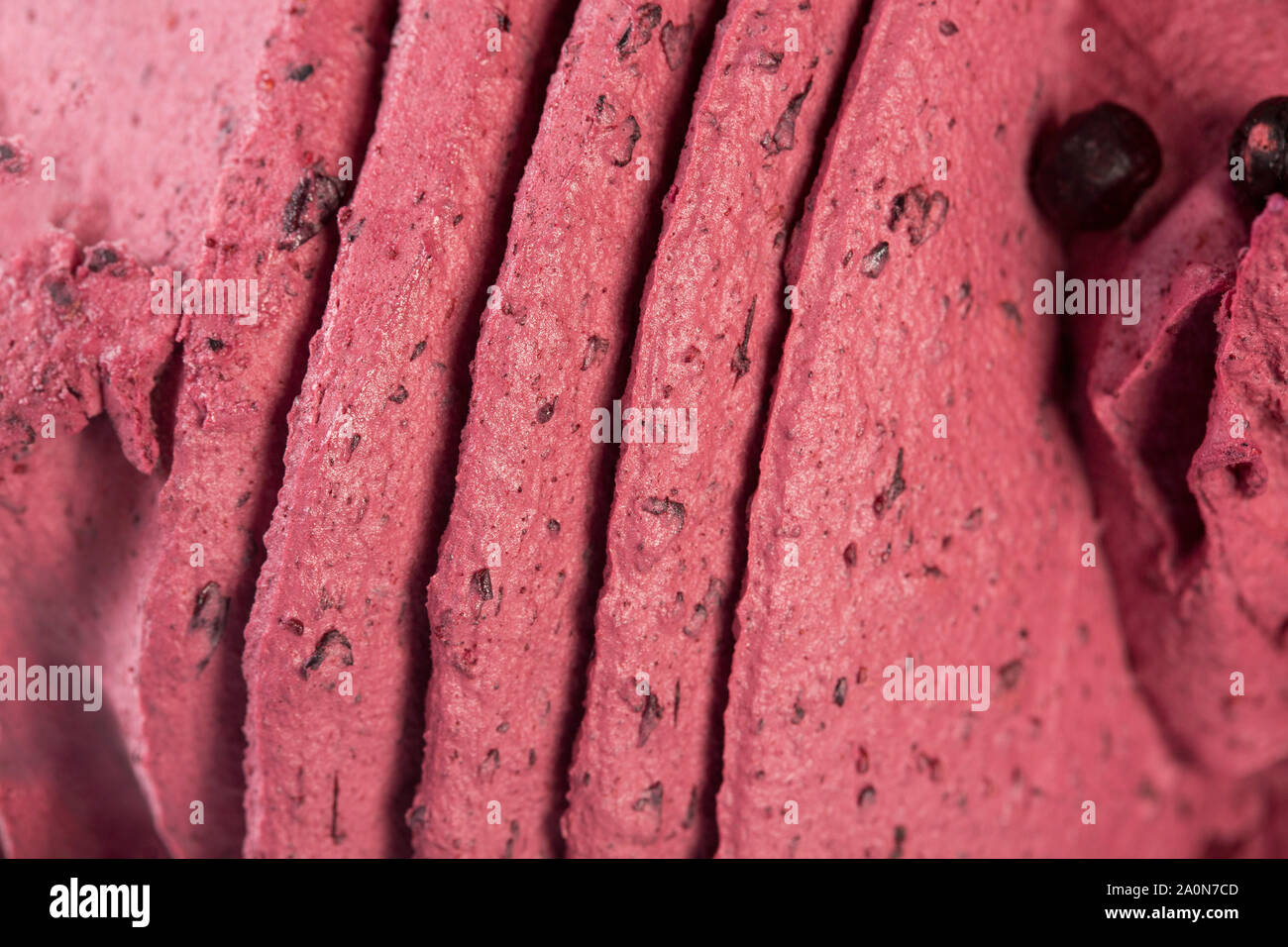 Nice background image of raspberry ripple flavored ice cream. Stock Photo