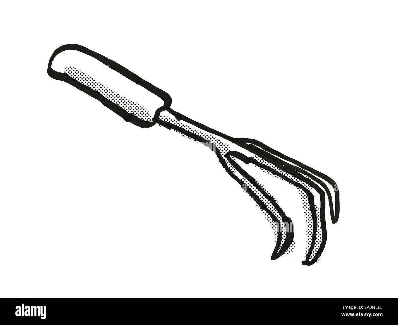 Hand Cultivator Drawing