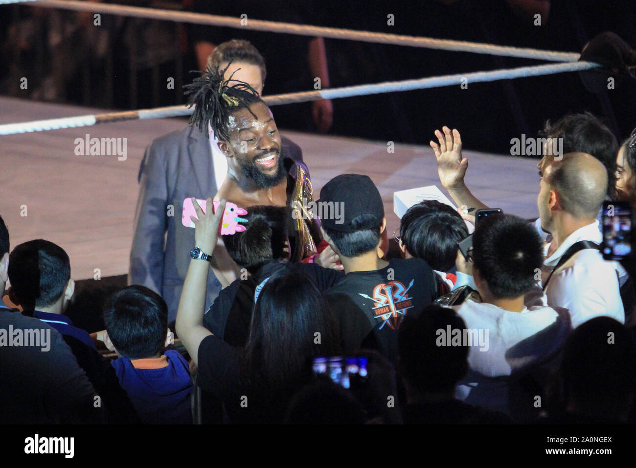 Quezon City, Philippines. 20th Sep, 2019. WWE returned to Manila, with ...