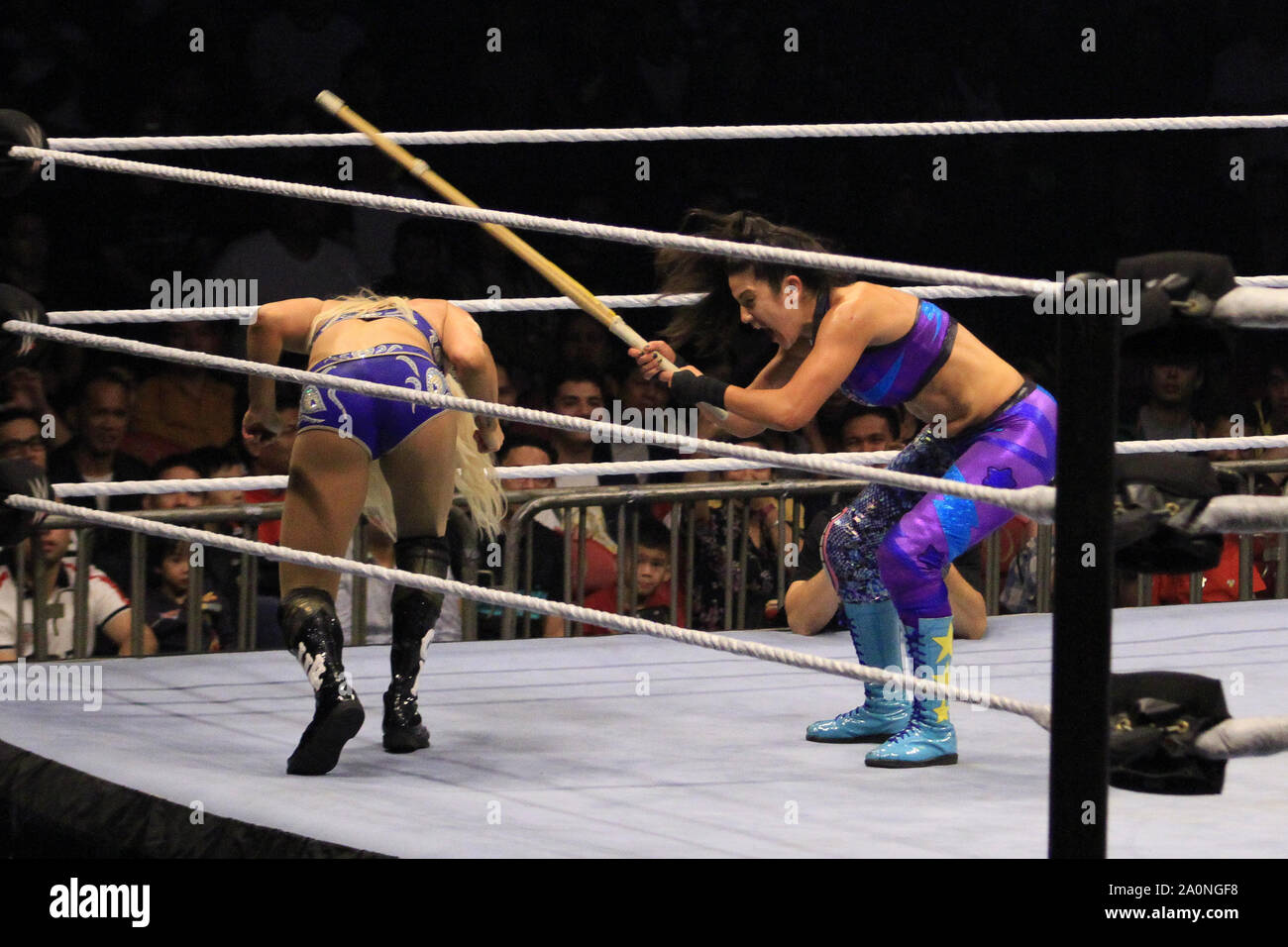 Professional womens wrestling hi-res stock photography and images - Alamy