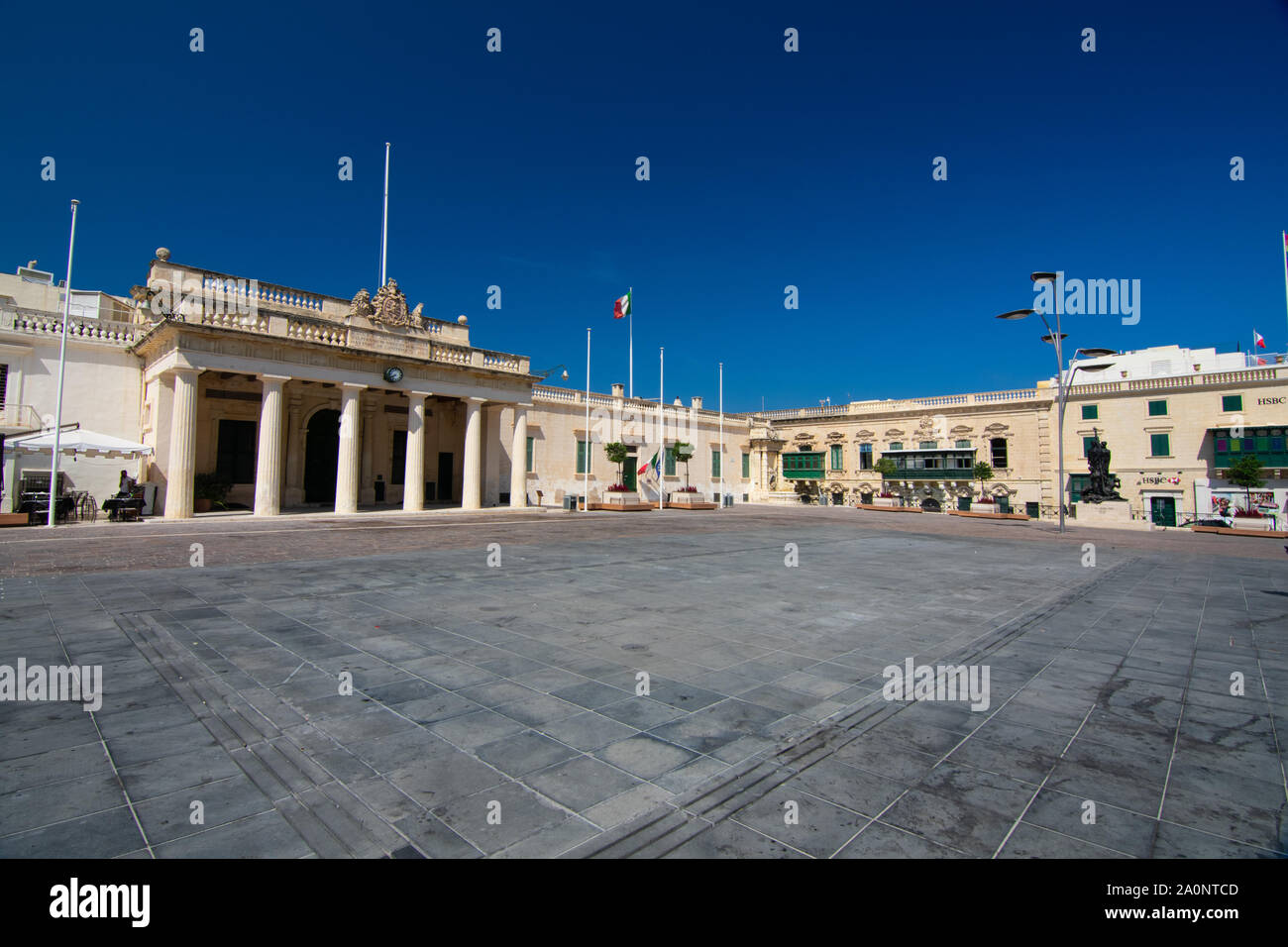 St George's Square, Valletta Stock Photo