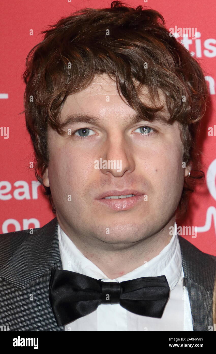 London, UK. 20th Sep, 2019. Luke Pritchard attends the British Heart Foundation's Heart Hero Awards at the Underglobe, Bankside in London. Credit: SOPA Images Limited/Alamy Live News Stock Photo