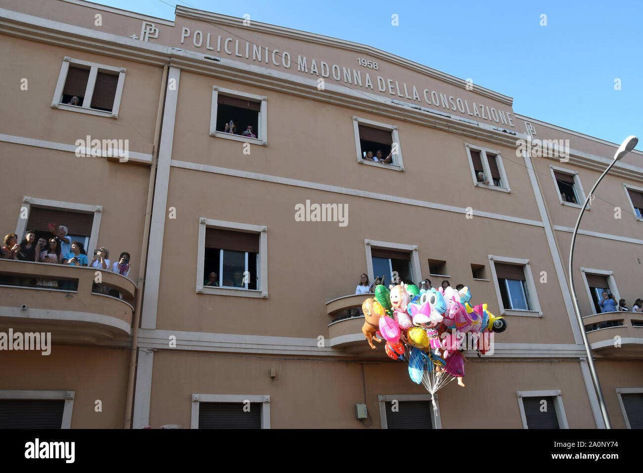 Reggio Calabria 14 sep 2019 Discesa Madonna della Consolazione, policlinico Credit Giuseppe Reggio Calabria 14 sep 2019 Discesa Madonna della Consolazione, policlinico Credit Giuseppe