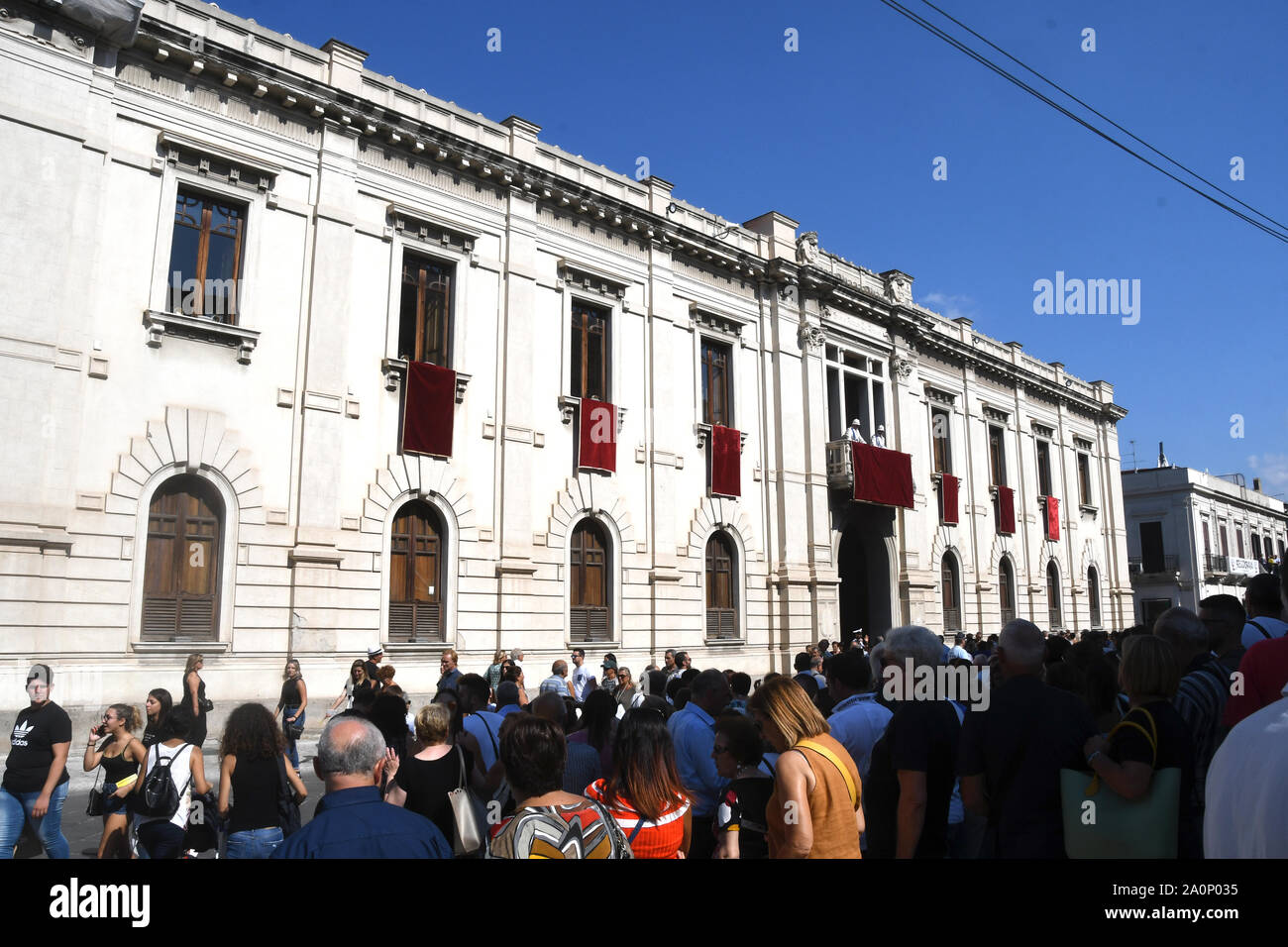 Reggio Calabria 14 sep 2019 - Discesa Madonna della Consolazione,il comune Credit: Giuseppe Andidero Stock Photo