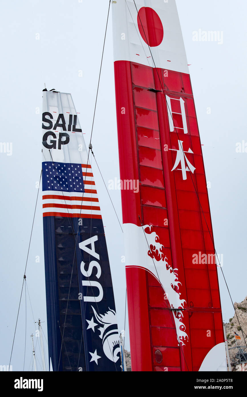 Sail GP in Marseille Stock Photo