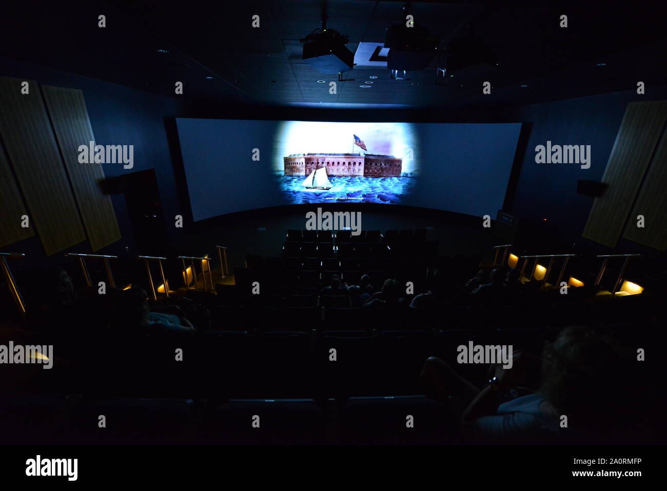 Cinema auditorium lights hi-res stock photography and images - Alamy