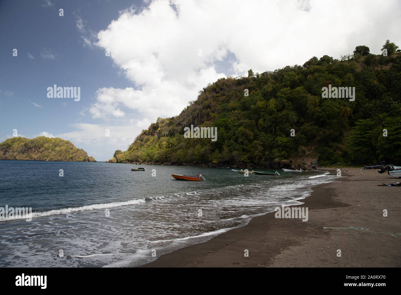 Saint Vincent and the Grenadines, Chateaubelair bay Stock Photo Alamy