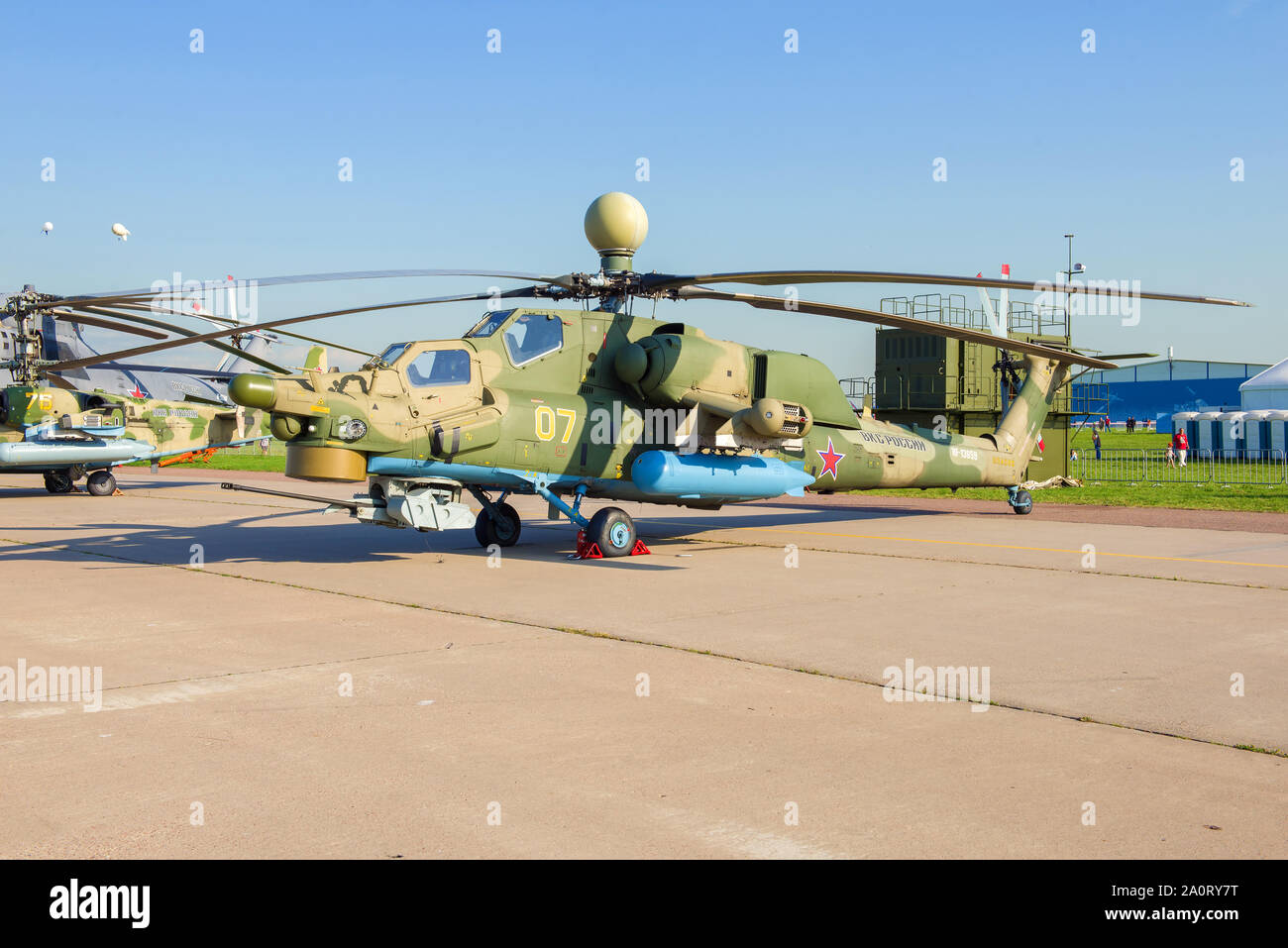 ZHUKOVSKY, RUSSIA - AUGUST 30, 2019: Mi-28UB Havoc— Russian combat ...