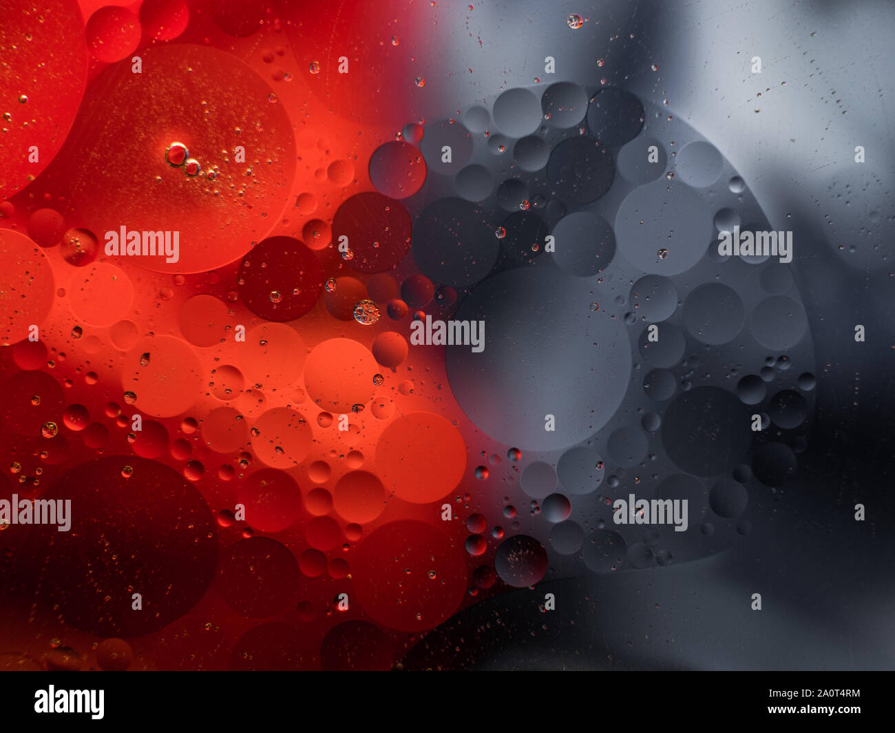 Colourful surreal abstract liquid background Stock Photo