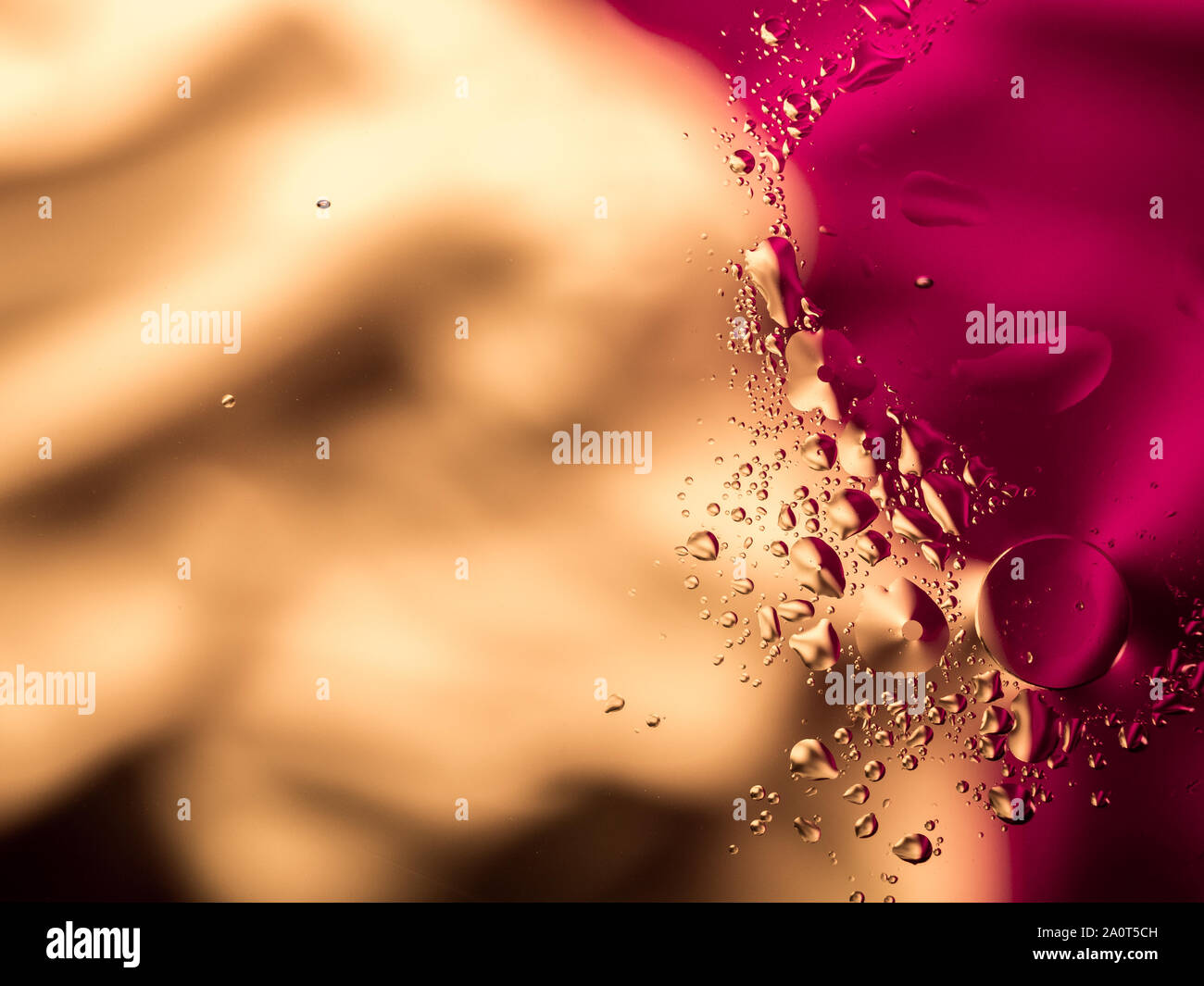 Colourful surreal abstract liquid background Stock Photo
