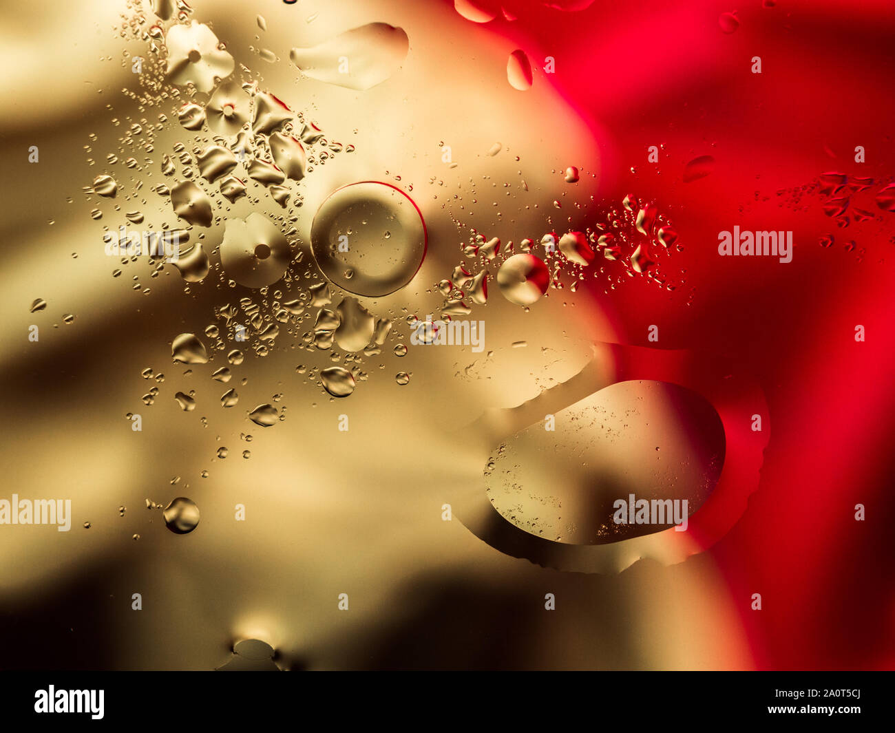 Colourful surreal abstract liquid background Stock Photo