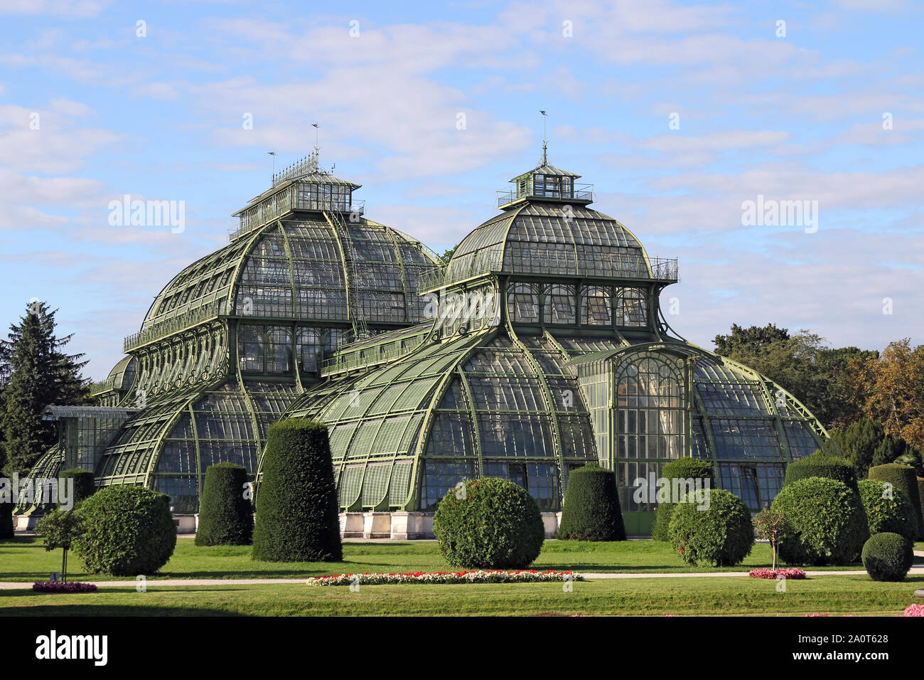 Palmenhaus greenhaus in Vienna Austria Stock Photo