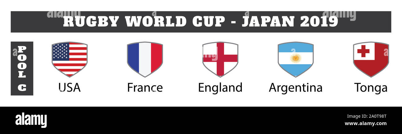 Rugby world cup trophy 2019 hi-res stock photography and images