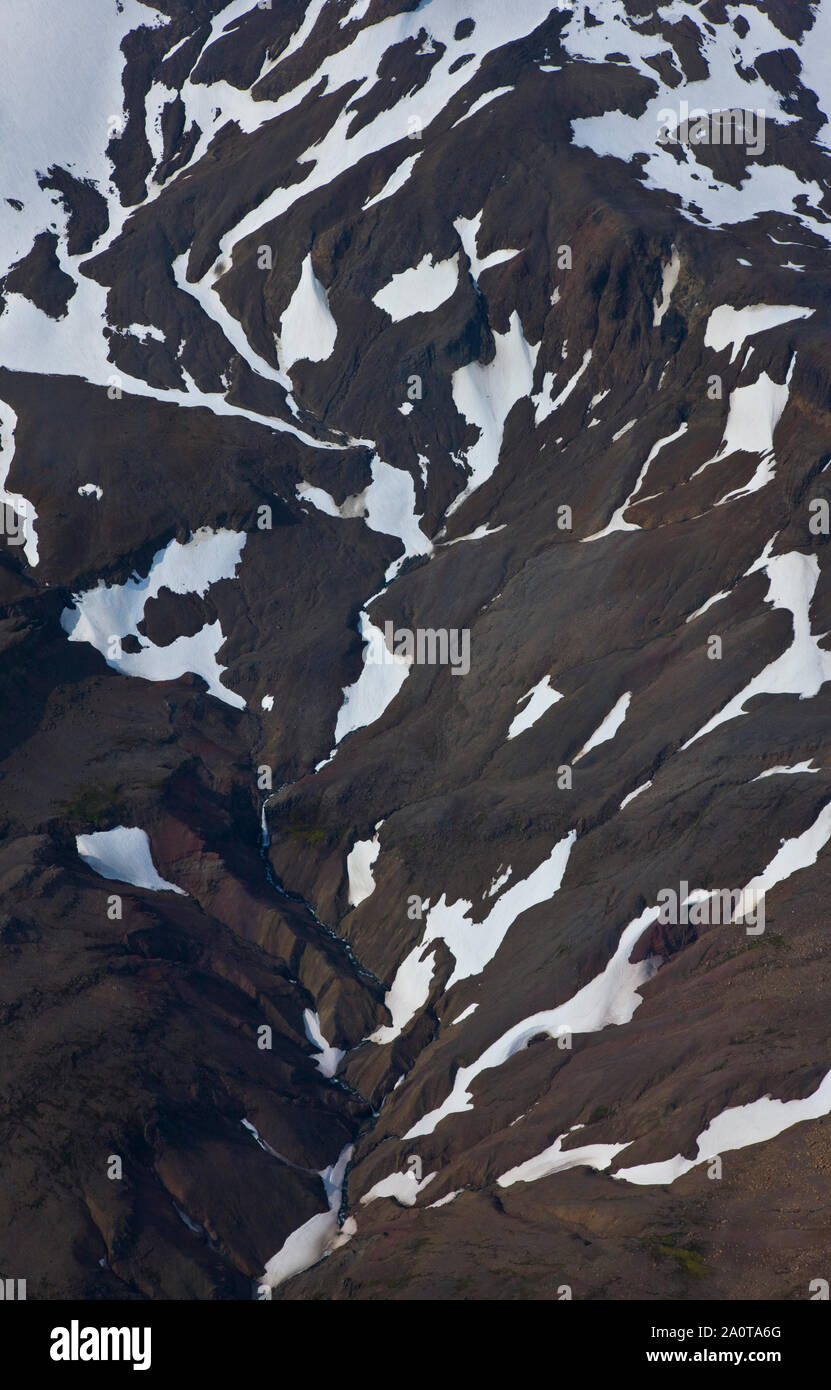 Paisajes alrededor del Glaciar Vatnajökull, Islandia Stock Photo