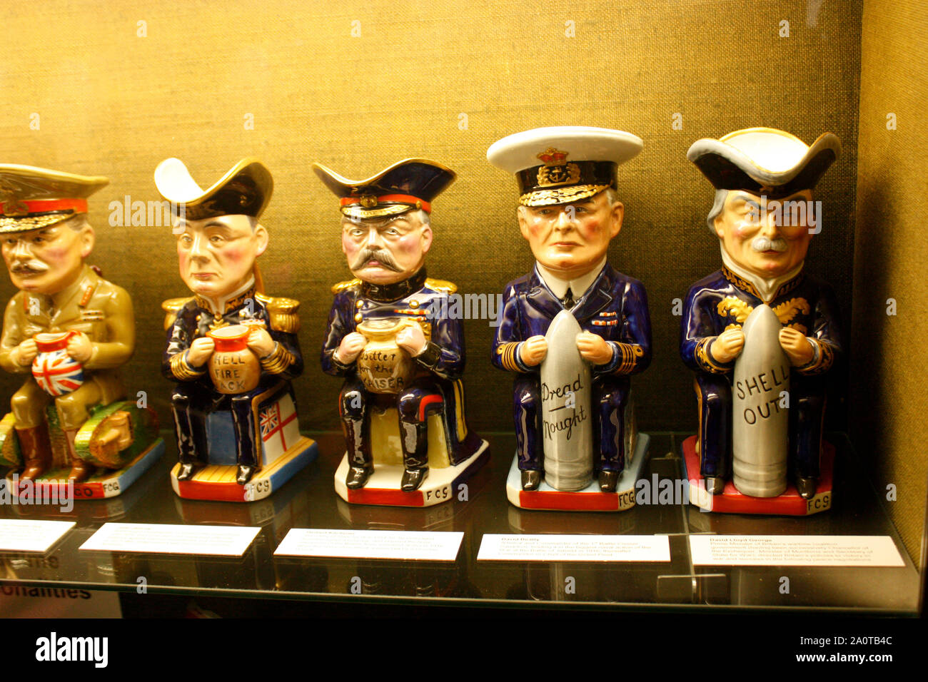 wartime personalities memorabilia at Museum of Edinburgh Stock Photo