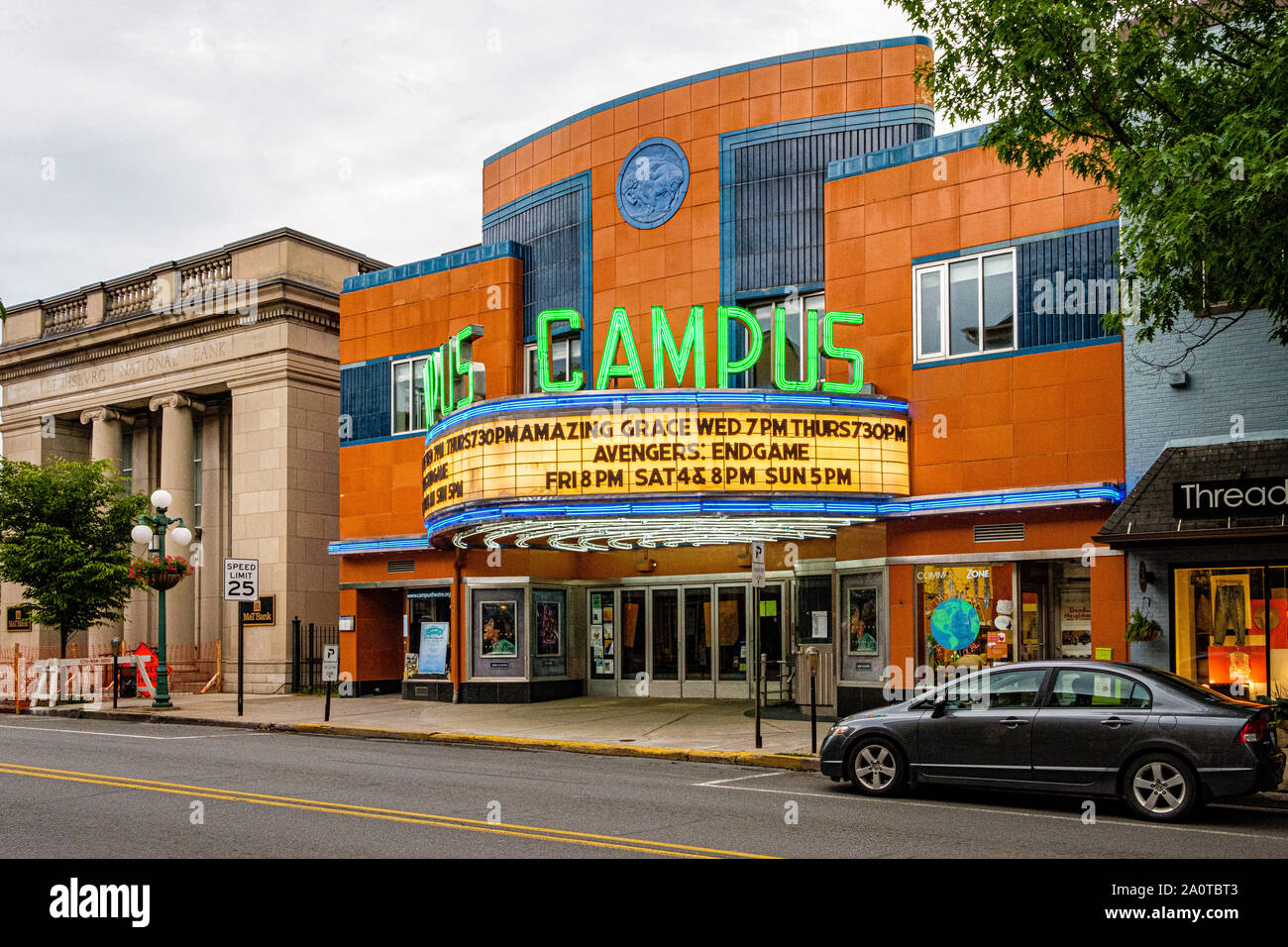 Campus Theatre, 413 Market Street, Lewisburg, Pennsylvania Stock Photo
