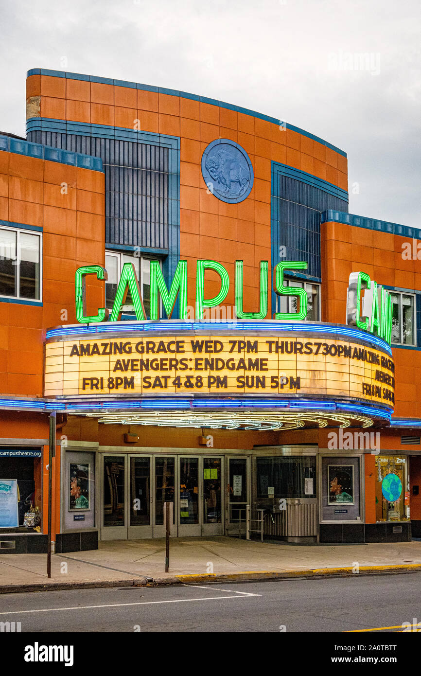 Campus Theatre, 413 Market Street, Lewisburg, Pennsylvania Stock Photo