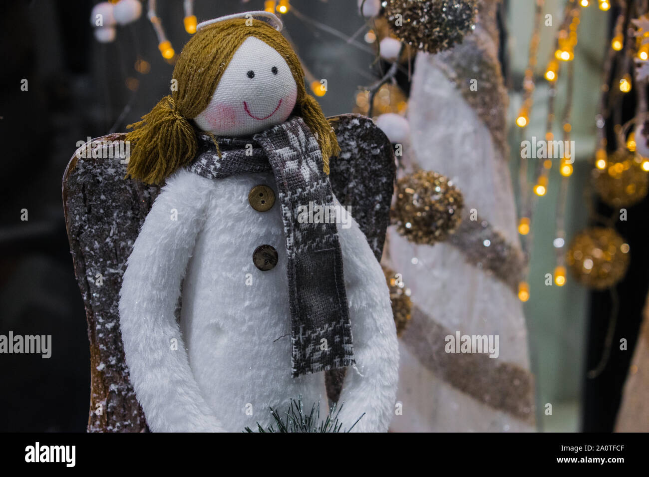 Christmas angel doll Stock Photo Alamy