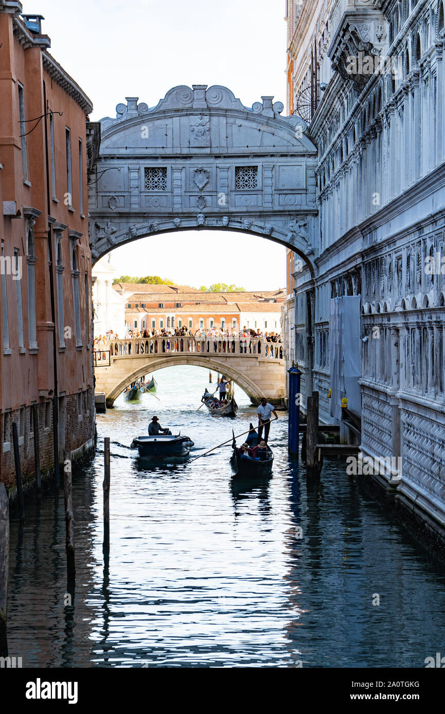 Bridge of sighs, Venice, Italy Stock Photo