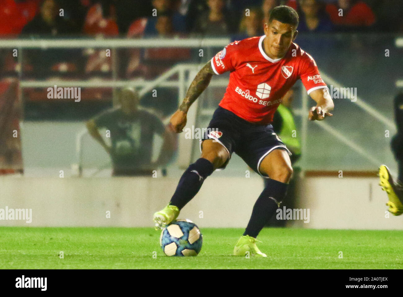 BUENOS AIRES, 14.09.2019: Lucas Romero during the match between Independiente and Lanús at Libertadores de América Stadium in Buenos Aires, Argentina. Stock Photo