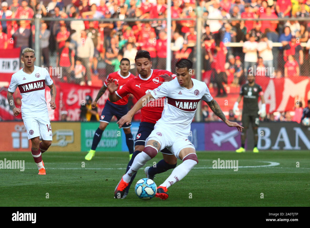 BUENOS AIRES, 14.09.2019: Sebastian Palacios during the match between Independiente and Lanús at Libertadores de América Stadium in Buenos Aires, Arge Stock Photo