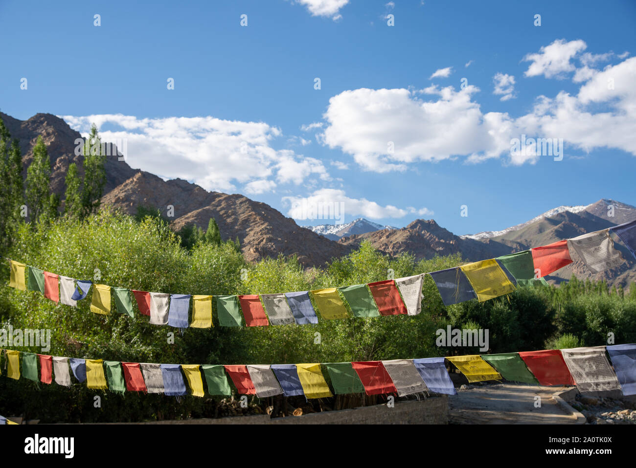 landscape near Leh, Ladakh,India Stock Photo