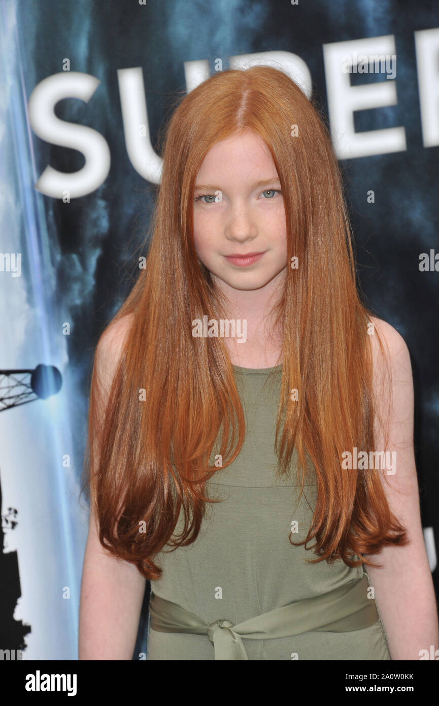 LOS ANGELES, CA. June 08, 2011: Annalise Basso at the Los Angeles premiere of 'Super 8' at the Regency Village Theatre, Westwood. © 2011 Paul Smith / Featureflash Stock Photo