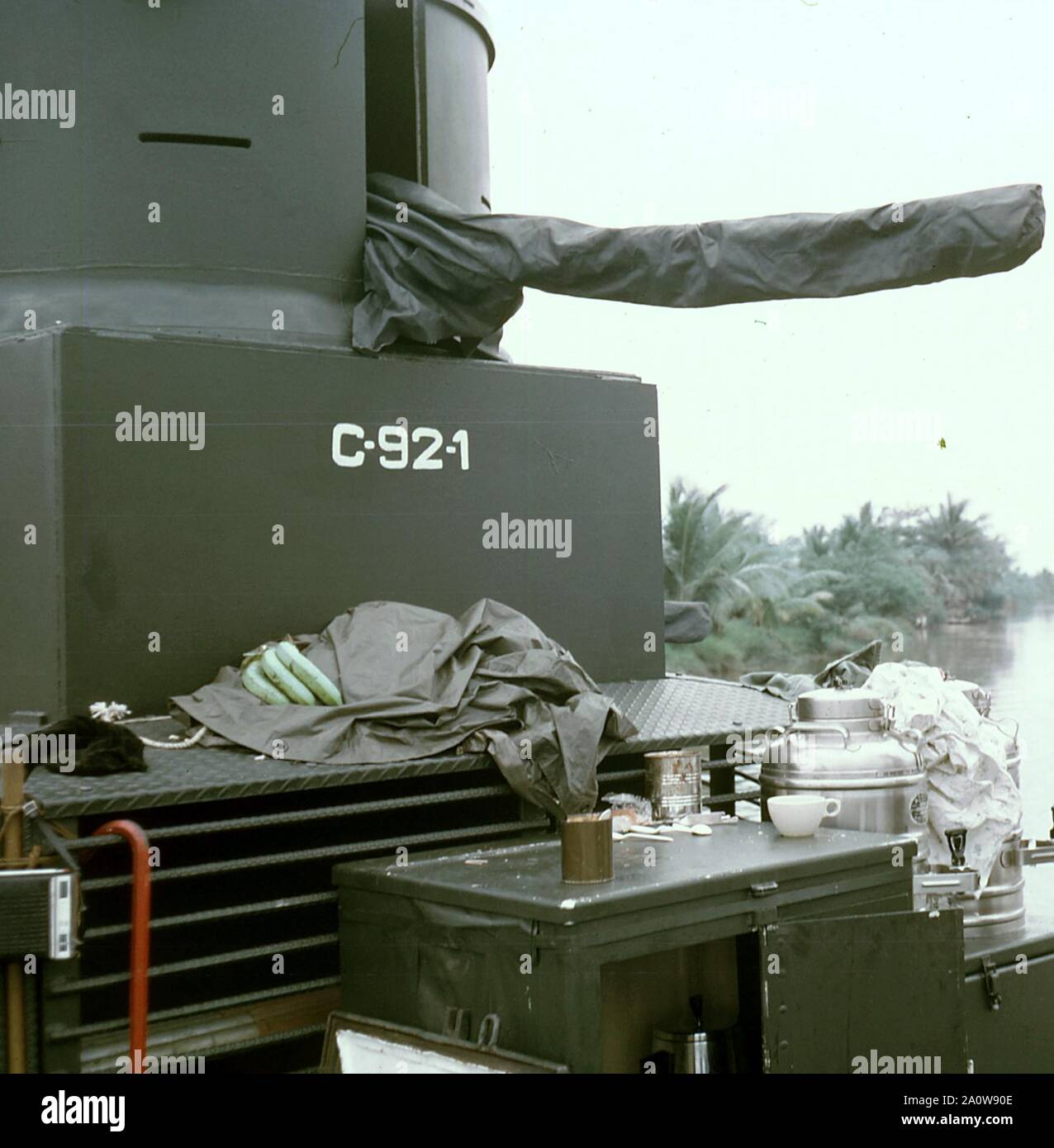 USA Vietnam-Krieg / Vietnam War - CCB Command and Control Boat Stock Photo