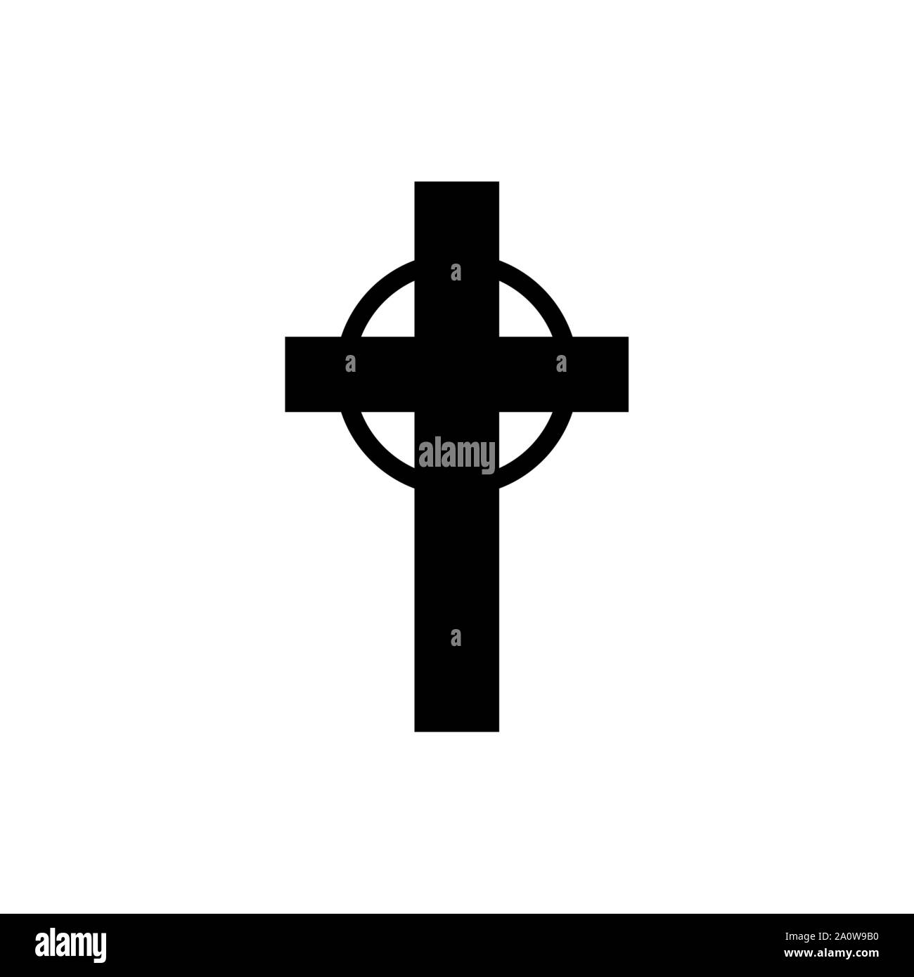 cross catholic religious isolated icon Stock Vector Image & Art Alamy