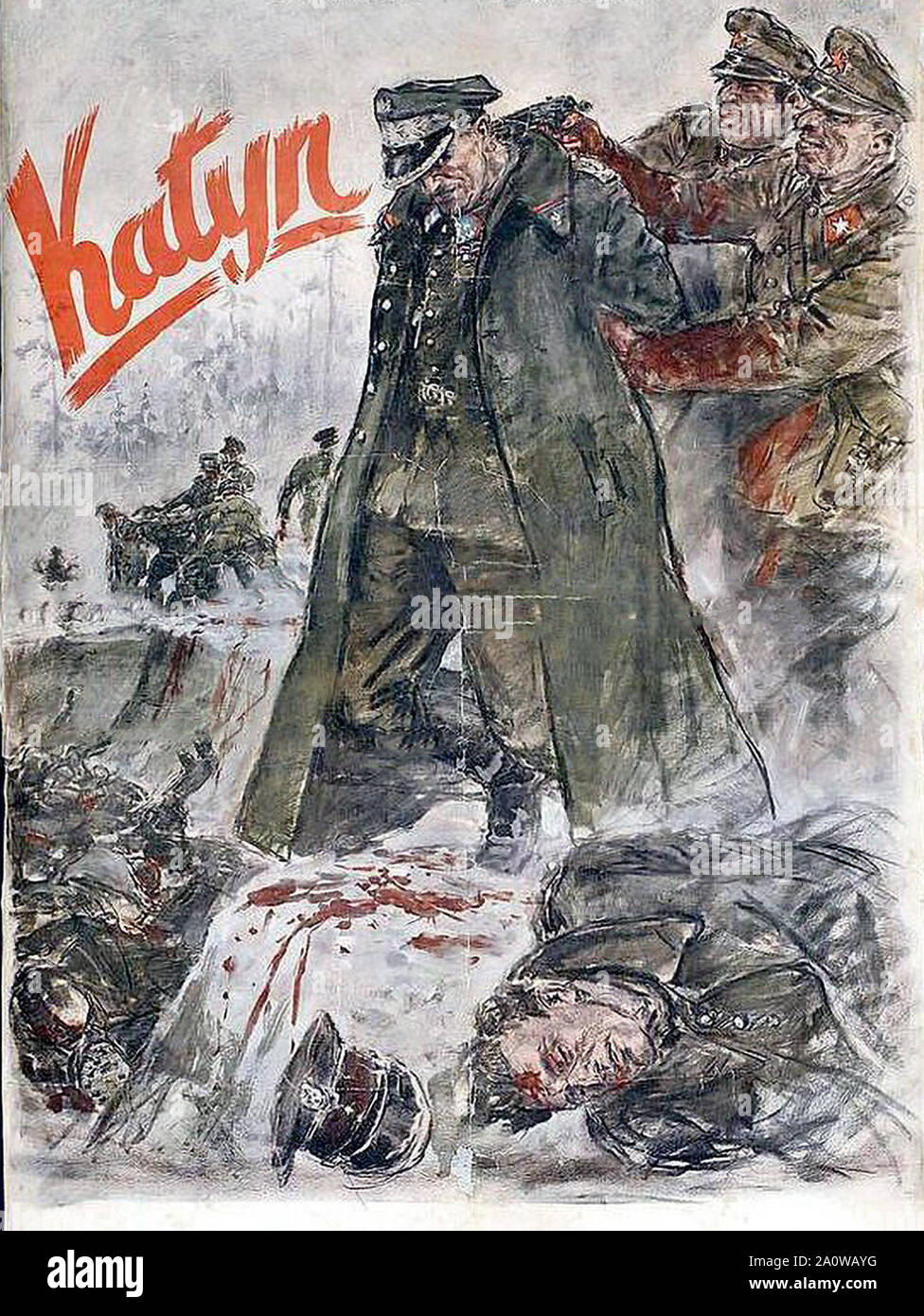 The Katyn Forest Massacre KATYN FOREST (Smolensk, 1939-40) In 1939, during the Russian invasion of Poland, some 14,500 Polish officers were captured and interned in three P.O.W. camps in the Soviet Union.