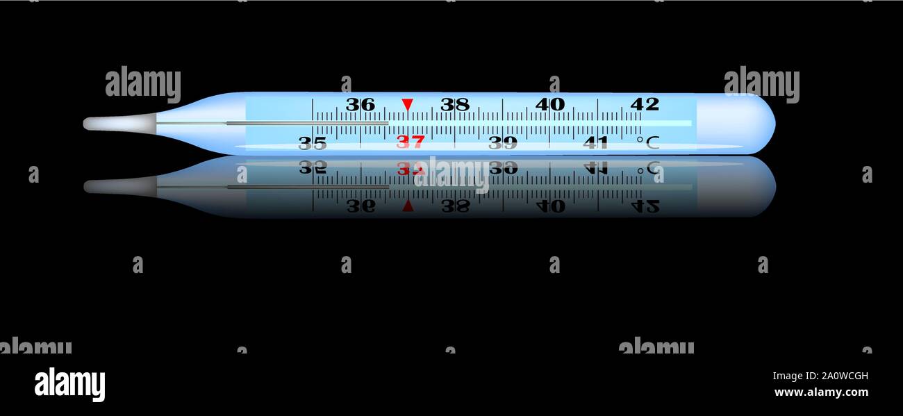 Clinical thermometer vector hi-res stock photography and images - Alamy