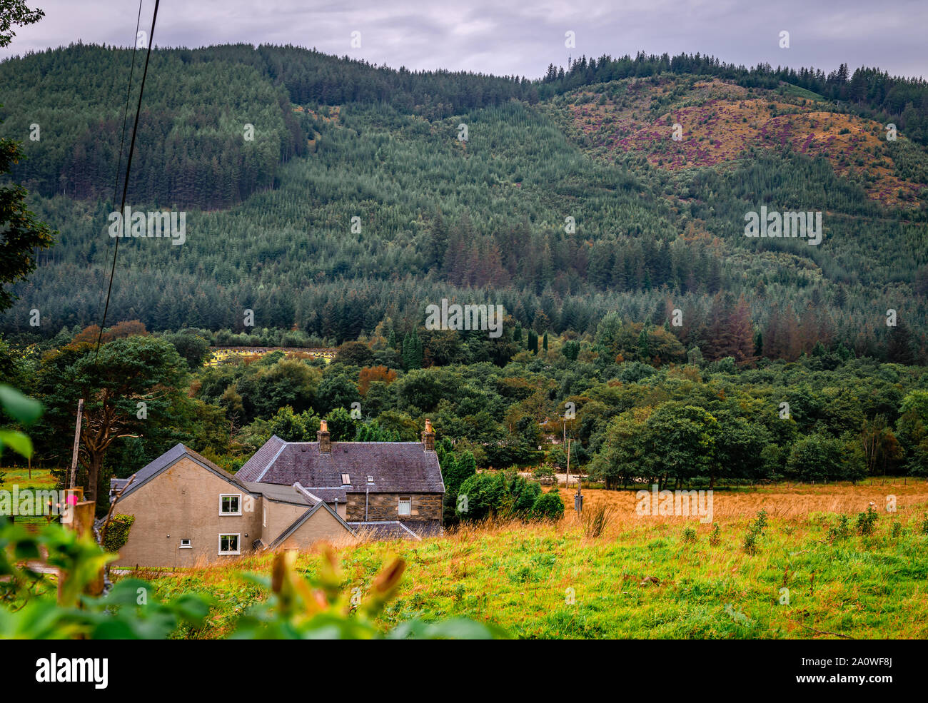 View Of Achintee With A Cottage Achintee Is A Location In Glen