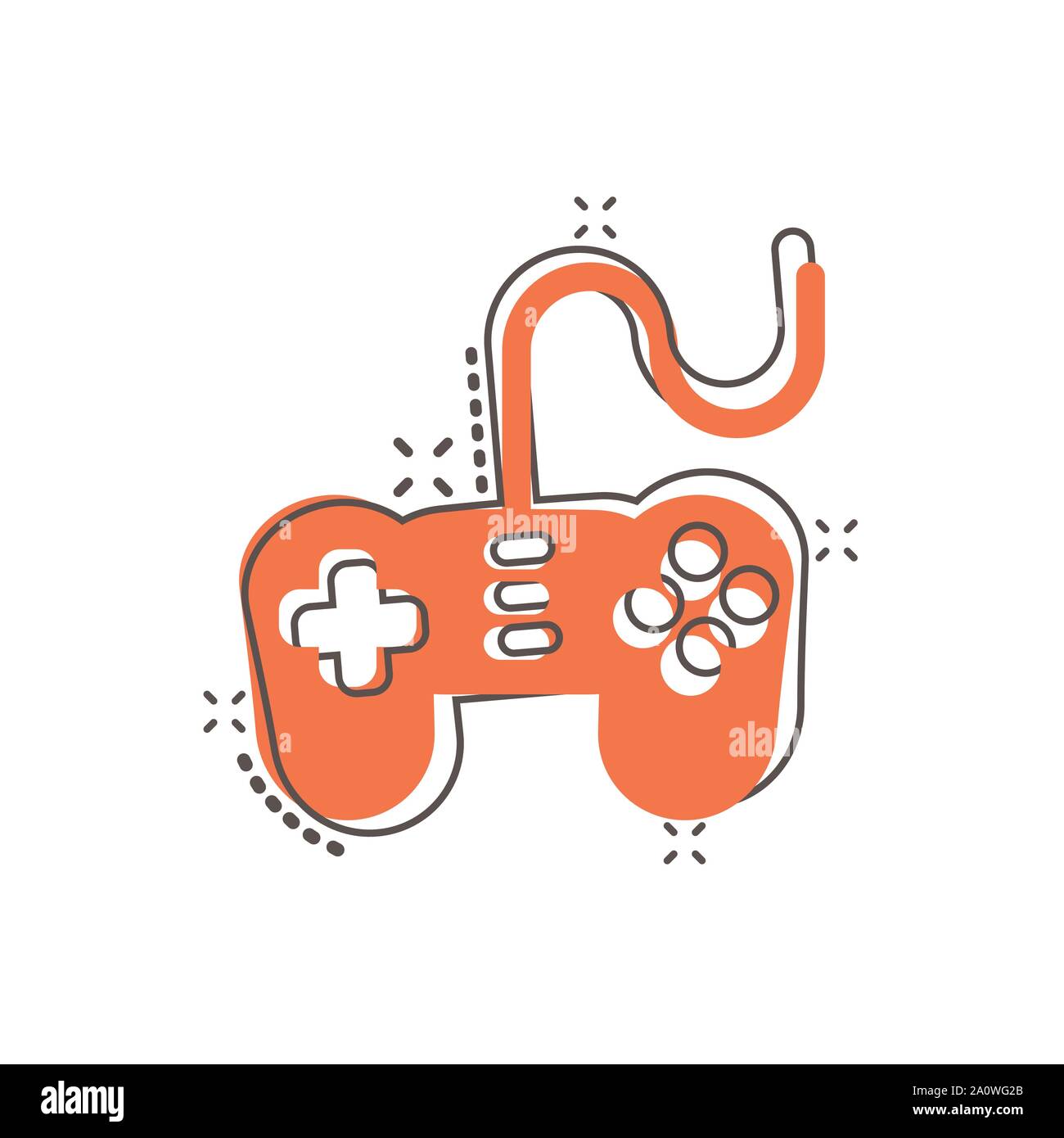 Video game controller cartoon icon hi-res stock photography and images ...